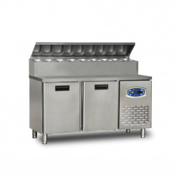22TBF2S-PA70 2 DOOR LOW MOUNTED PIZZA PREPARATION CABINET