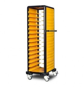 PIMAK-TURCO | GASTROLLEY 150 TEKLI SERVIS TEPSI ARABASI, 2 YANI KAPALI, 57X71X174 CM