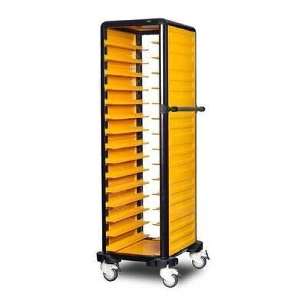 PIMAK-TURCO | GASTROLLEY 150 TEKLI SERVIS TEPSI ARABASI, 2 YANI KAPALI, 57X71X174 CM