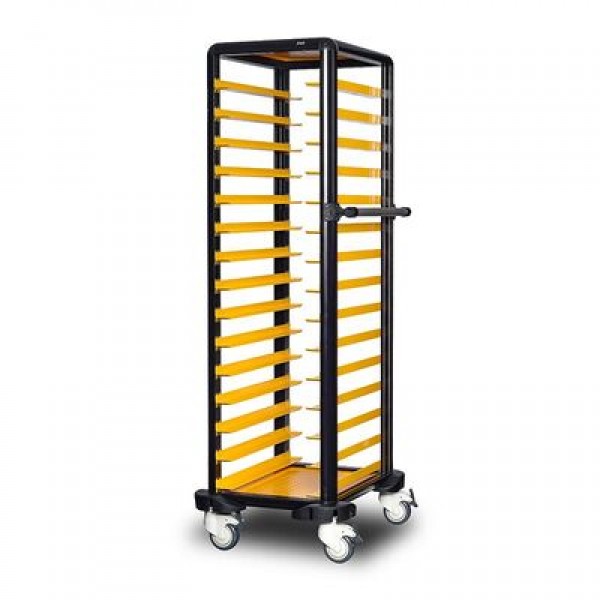 PIMAK-TURCO | GASTROLLEY 150 TEKLI SERVIS TEPSI ARABASI, ETRAFI ACIK, 57X71X174 CM