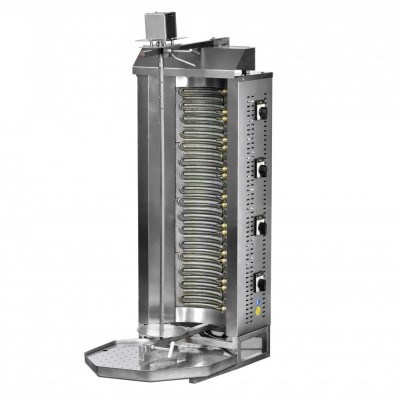 PIMAK-TURCO | M077-3D UST MOTORLU DOKUMLU DONER MAKINESI 6 ISITICILI