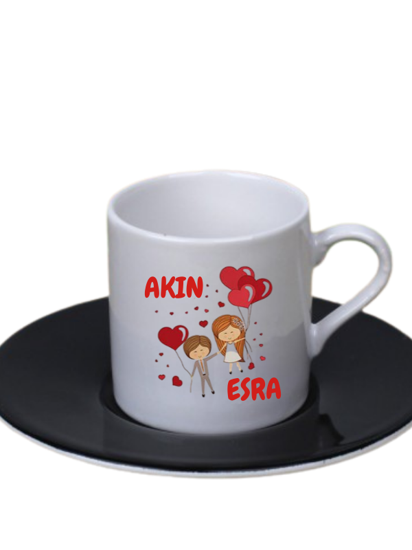 14 Şubat Kişiye Özel İsim Baskılı Türk Kahvesi Finca…